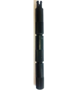 PLASTAXEL lang 70mm Drehknopf für Satlook Messgeräte,  schwarz